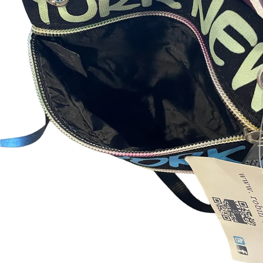 NWT Robin Ruth 100% Multi-color Mini Crossbody “New York “ - Picture 6 of 11